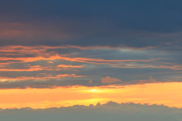 Romantic sunset sky — Stock Photo, Image