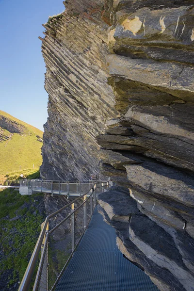 Entrance Cliffwalk Tourist Attraction Grindelwald First Swiss Alps Bernese Oberland — ストック写真