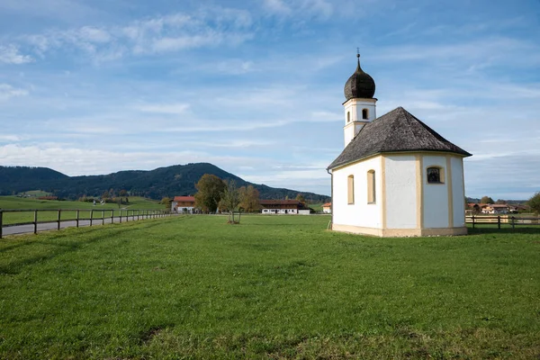 Leonhardská Poutní Kaple Hundham Horní Bavorsko — Stock fotografie