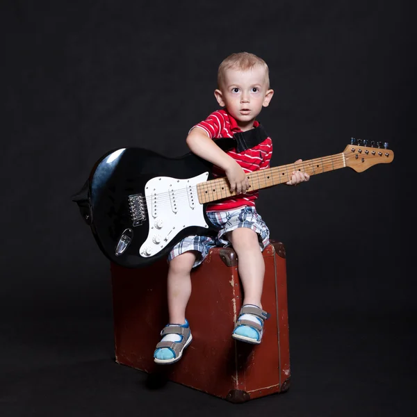 Little boy in the studio — Stock Photo, Image