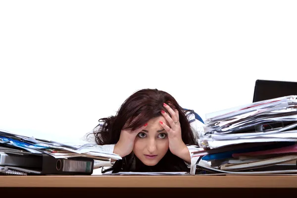 Junge Büroangestellte — Stockfoto