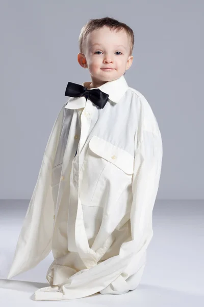 Niño pequeño hombre de negocios —  Fotos de Stock