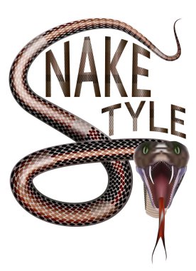 Snake style clipart