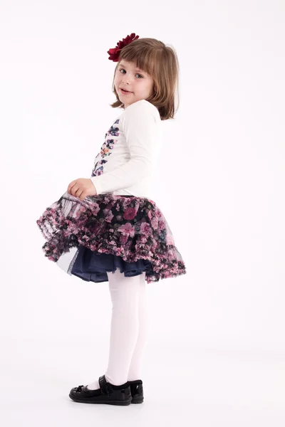 Little girl preschooler model — Stock Photo, Image