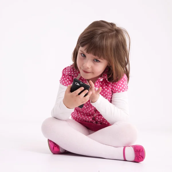 Little girl preschooler model — Stock Photo, Image