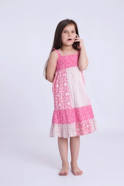 Malá dívka preschooler — Stock fotografie