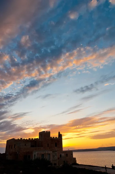 Tramonto sul ponte — Foto Stock