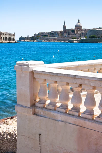 Malta Valletta başkenti şehir — Stok fotoğraf