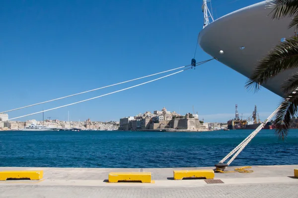 Valletta Port Grand Harbour Malta — Stock Photo, Image