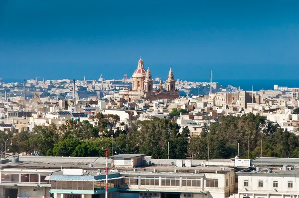 Valletta huvudstad staden på malta — Stockfoto