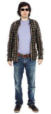 Casual adam gözlüklü