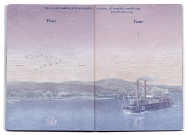 ABD pasaportu boş sayfa