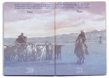 ABD pasaportu boş sayfa