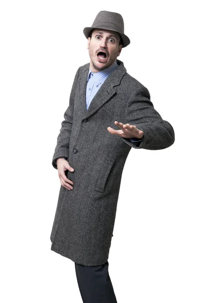Terrified Mobster — Stock Photo, Image