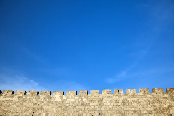 Staré hradby Jeruzaléma — Stock fotografie