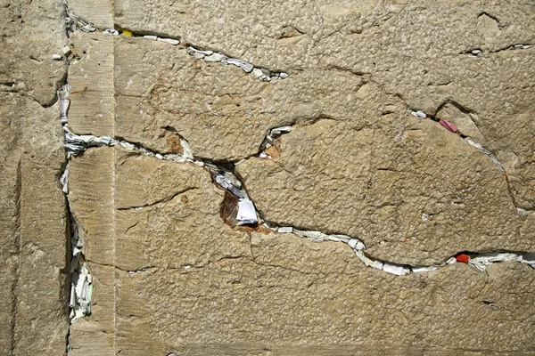 Notes in the Wailing Wall — Stock Photo, Image