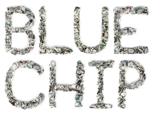 Blue chip — Zdjęcie stockowe
