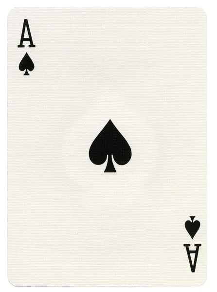 Playing Card - Ace of Spades — Stock Photo, Image