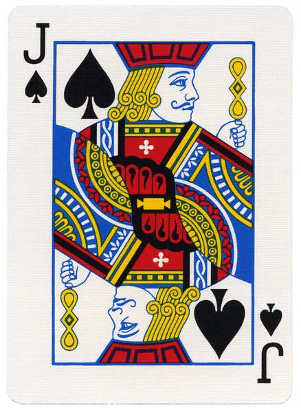 Playing Card - Jack of Spades — Stock Photo, Image