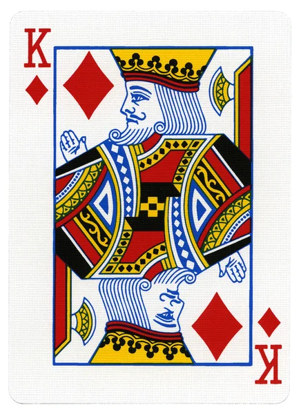 Playing card - koning van diamanten — Stockfoto