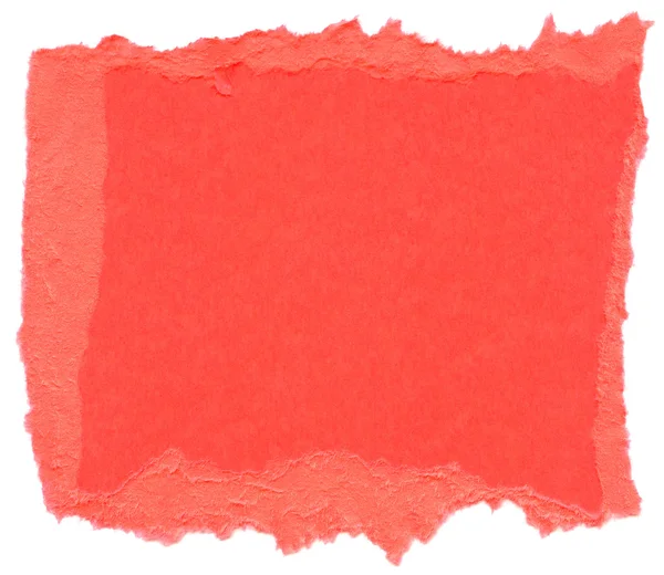 Papel de fibra rosa escuro - Bordas rasgadas — Fotografia de Stock