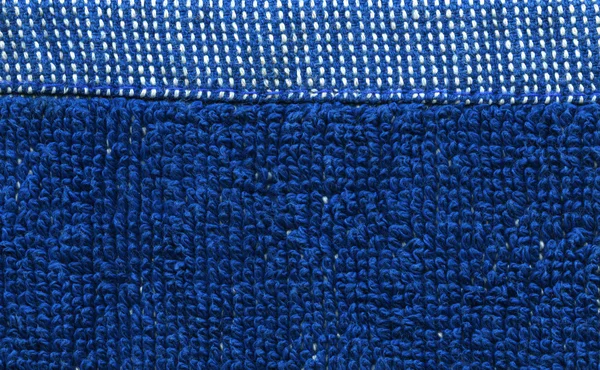 Towel Cloth Texture - Blue — Stock Photo, Image