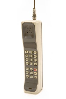 izole eski ve pis cep telefonu