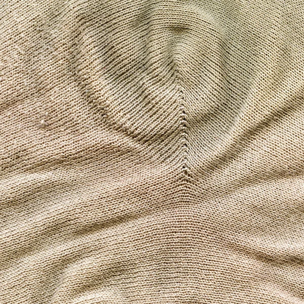 Texture en tissu de coton - Beige — Photo