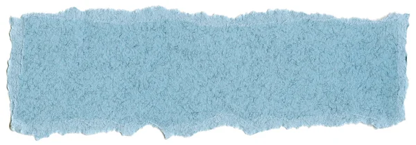 Fiber Paper Texture Pastel Blue with Torn Edges — Stok Foto