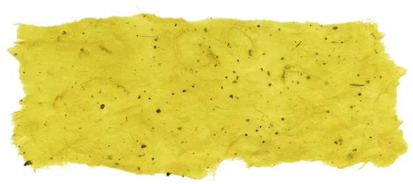 Textura de papel de arroz aislado - Amarillo XXXXL — Foto de Stock