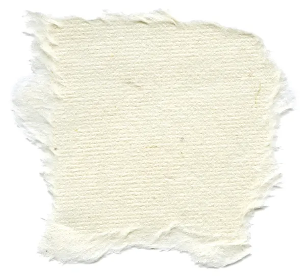 Geïsoleerde rijstpapier texture - crème wit xxxxl — Stockfoto