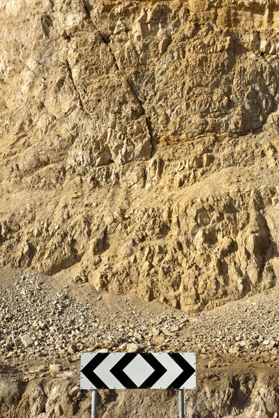 Frecce stradali nel deserto — Foto Stock