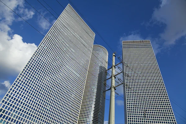 Arranha-céus icónicos Tel-Aviv — Fotografia de Stock