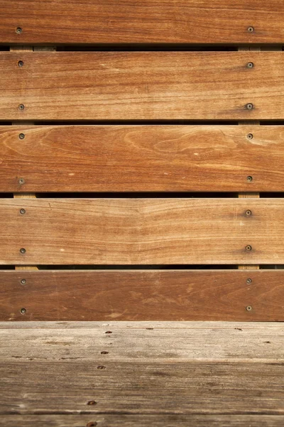 Parte de madeira do banco — Fotografia de Stock