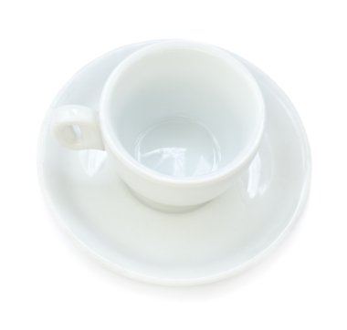 Boş beyaz Seramik Kahve Kupası