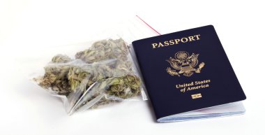 Smuggling Marijuana clipart