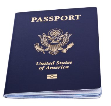 izole Amerikan pasaportu