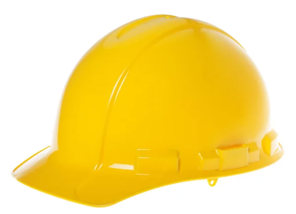 Isolated Hard Hat - Back Yellow — Stock Photo, Image