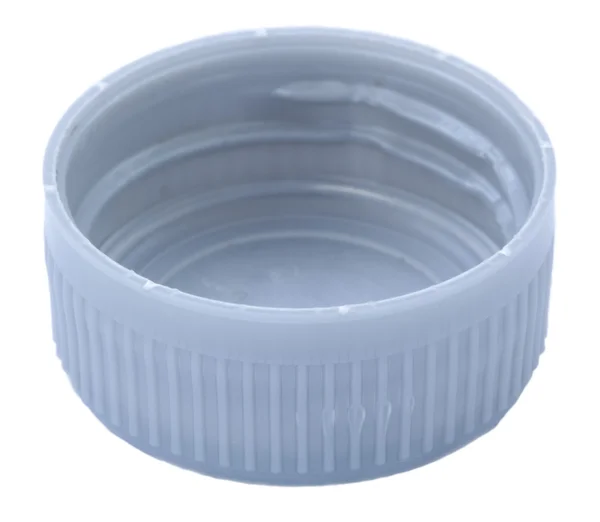 Isolated Silver Plastic Cap — Stock Photo, Image