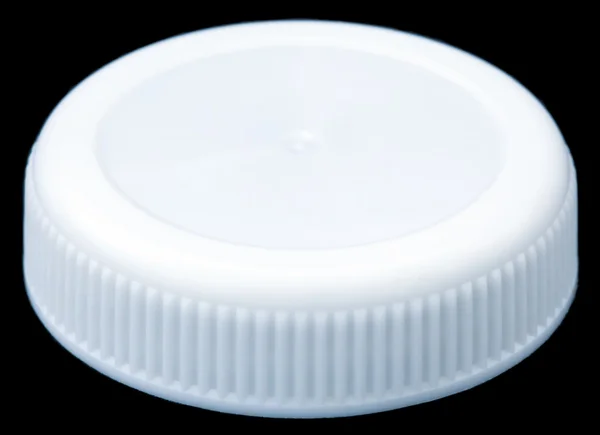 Isolated White Plastic Bottle Cap — Stock Photo, Image