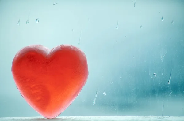 Wintery Heart — Stock Photo, Image