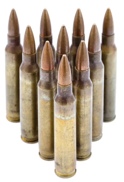 Rifle cartridges — Stock Photo, Image