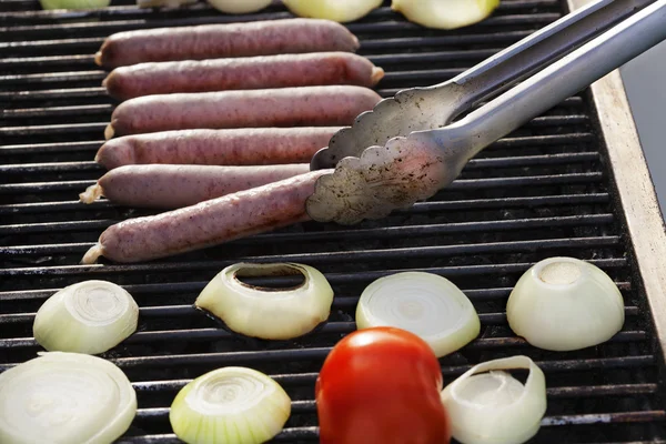 Wurst anheben — Stockfoto