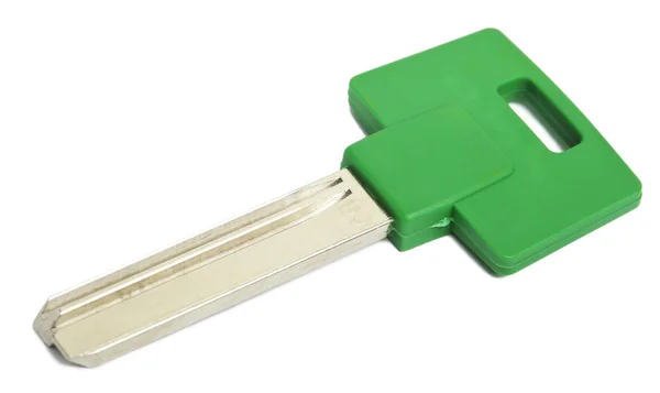 Isolated Green Key — Stock Photo, Image