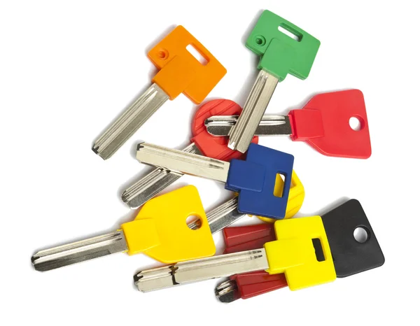 Barevné klíče — Stock fotografie