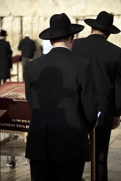 Bidden op de Klaagmuur — Stockfoto