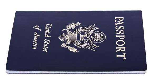 Pasaporte americano aislado — Foto de Stock