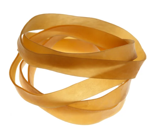 Geïsoleerde rubber bands — Stockfoto