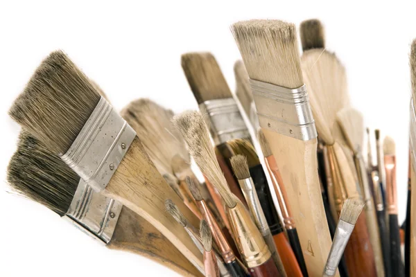 Used Paint Brushes — Stock Photo, Image