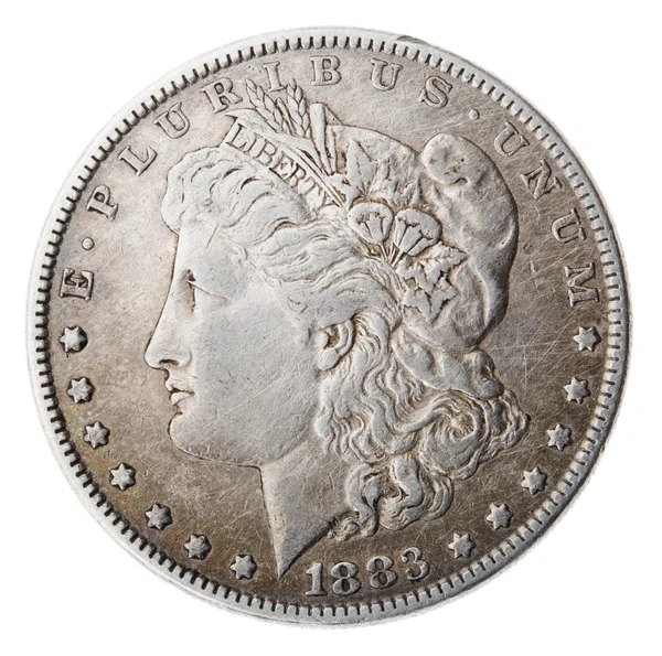 Morgan dollar - hoofden frontale — Stockfoto